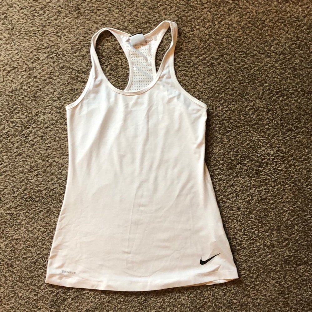White Nike tank top. Size small